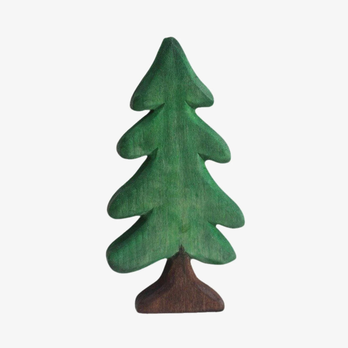 Whimsical Wooden Evergreen Tree Tabletop Decoration