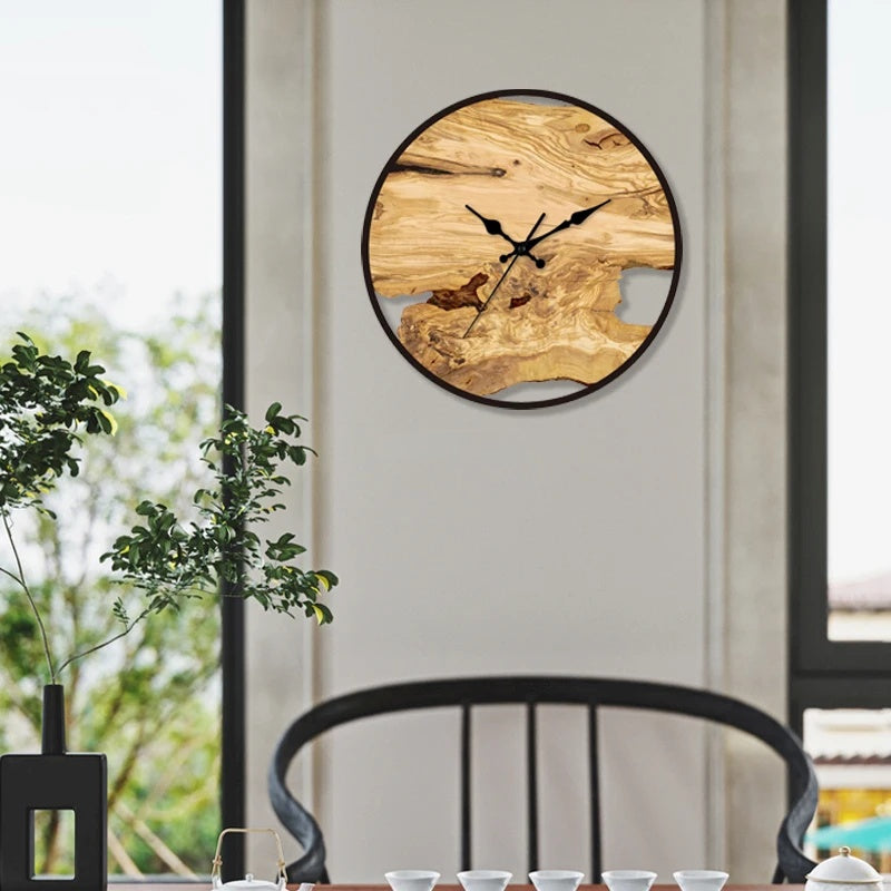 Modern Decorative Wall Clock for Living Room Interiors