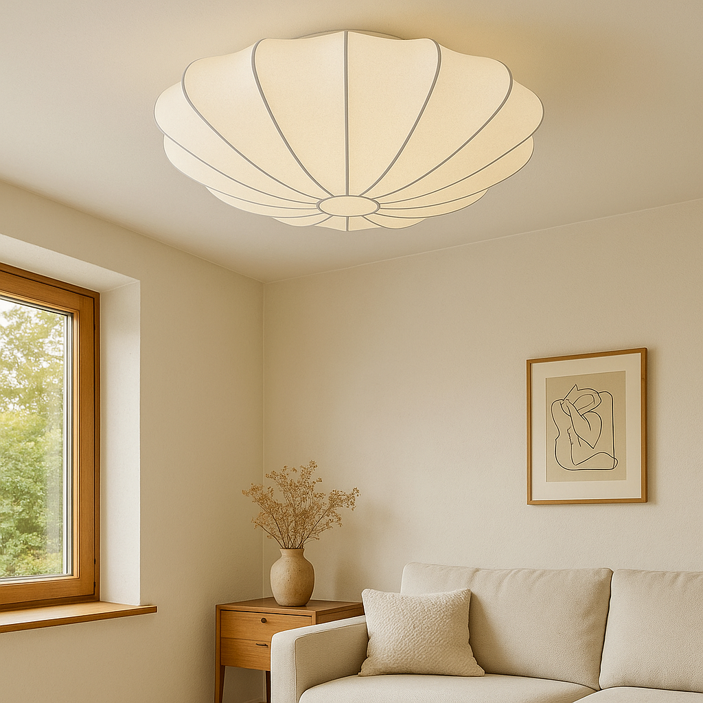 Petal-Inspired Soft Glow Ceiling Light
