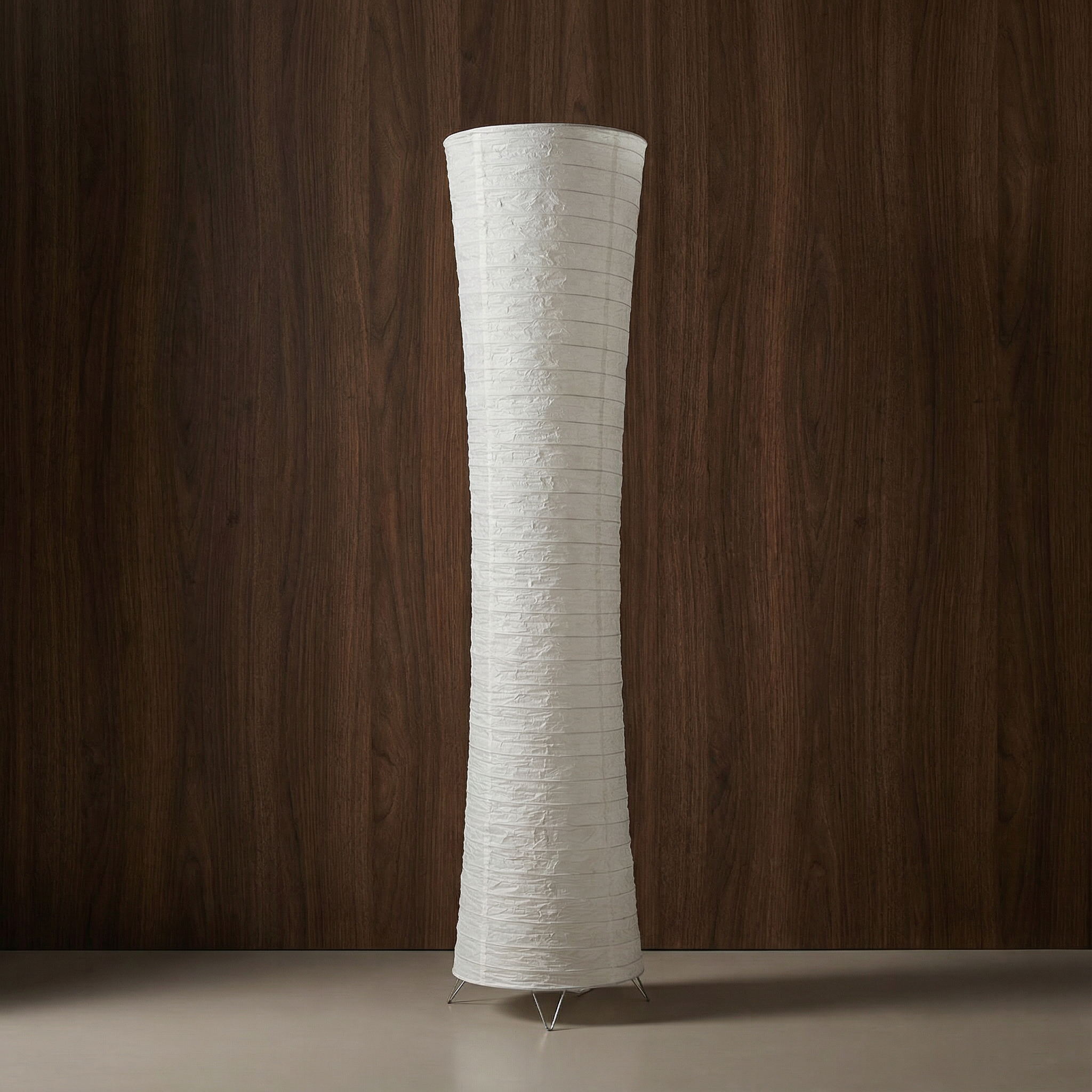 Lampadaire LED sculptural pour une ambiance chaleureuse dans le salon