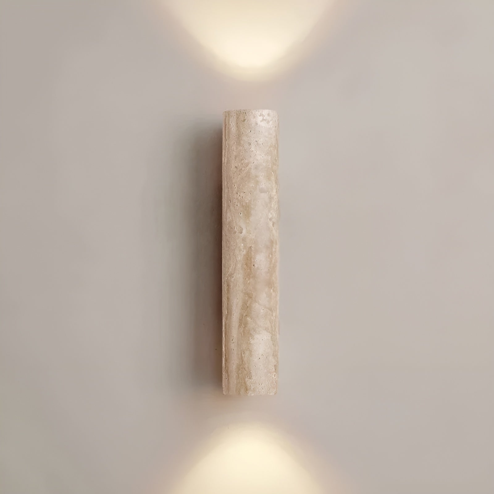 Luxury Travertine Up & Down Wall Sconce