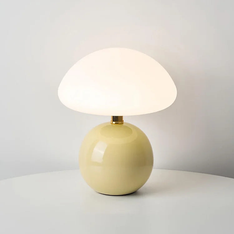 Retro Mushroom Bedside Lamp with Warm Decorative Glow