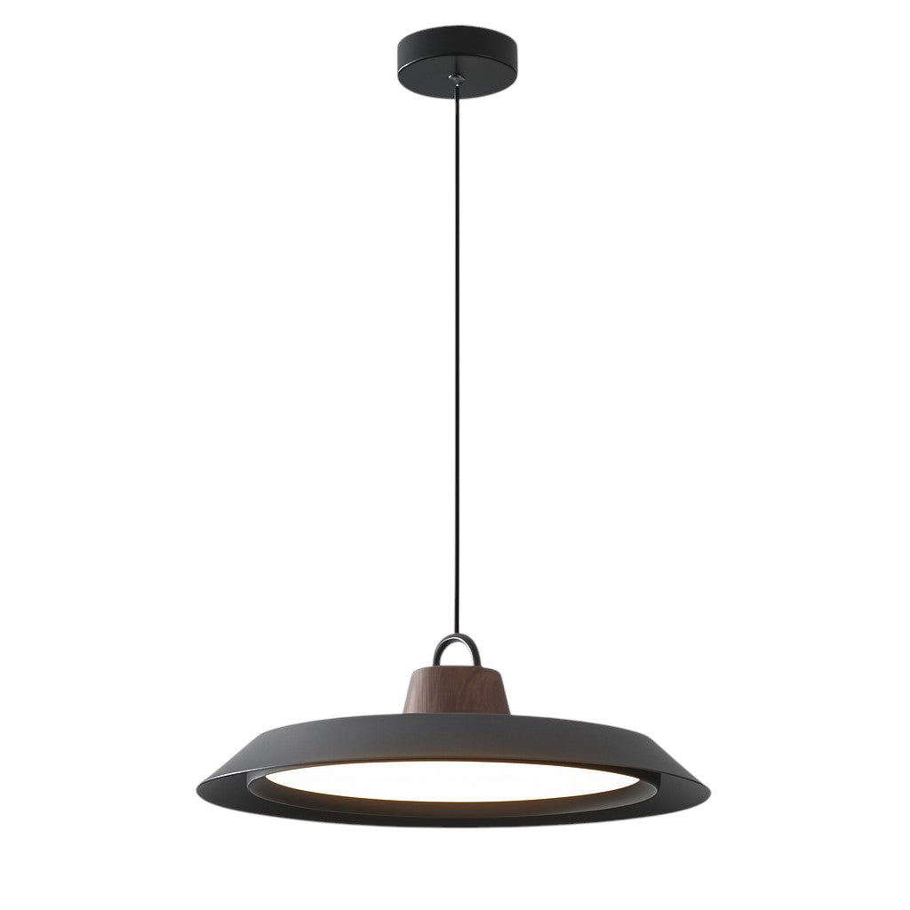 Scandinavian Wood & Metal Pendant Light