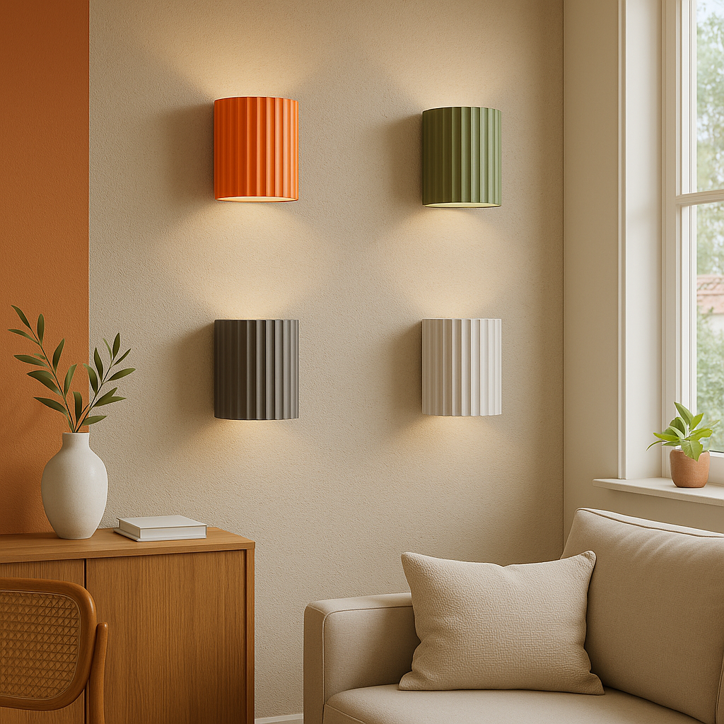 Contemporary French Macaron Wall Light