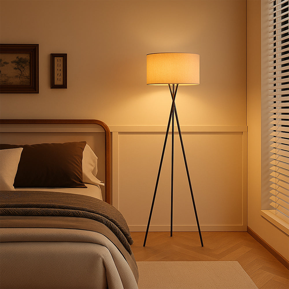 Modern Silk Floor Lamp