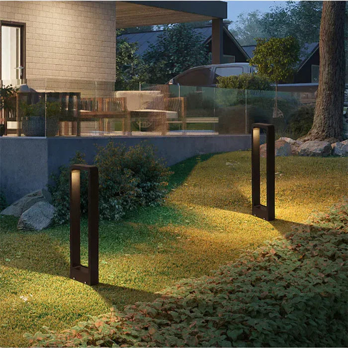 Scandinavian Outdoor Ground Lights Modern Pathway Design