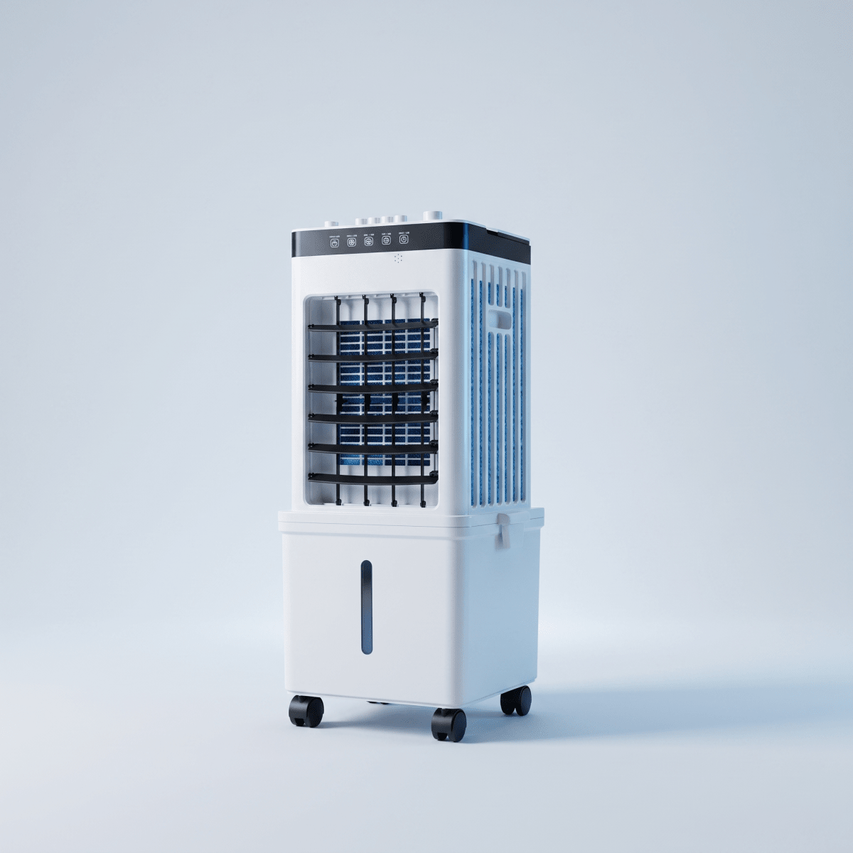 Portable 3-in-1 Evaporative Air Cooler – Cooling, Humidifying & Air Purifying