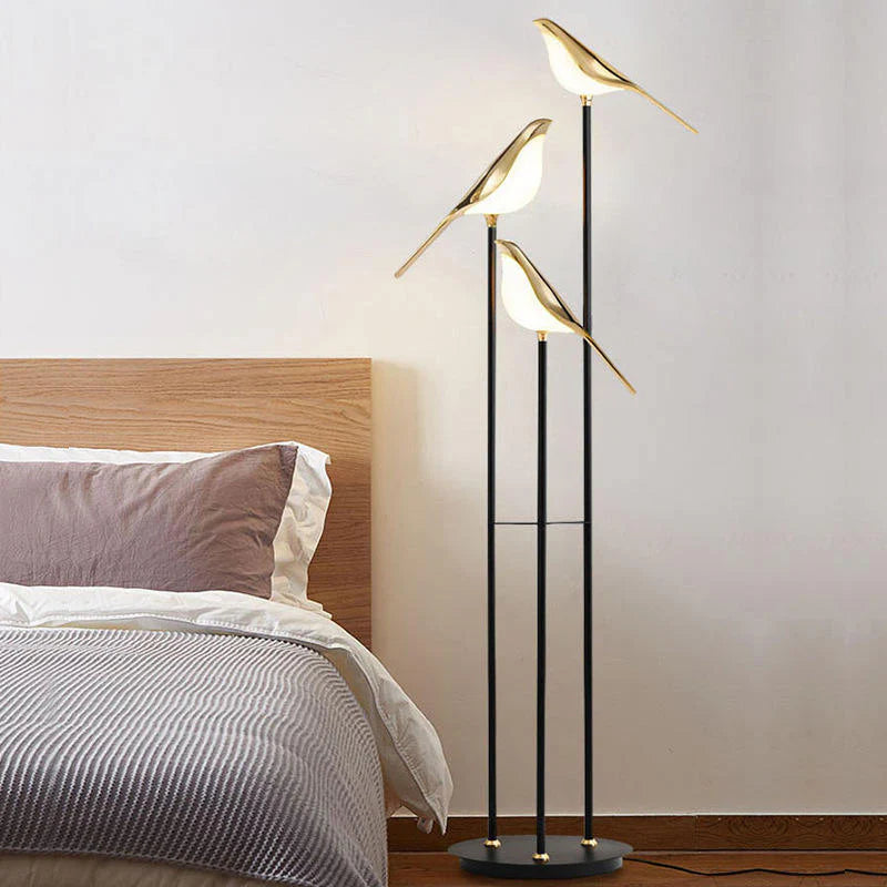 Sculptural Bird Floor Lamp