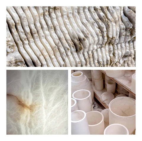 Cube Table Lamp with Glass Enclosure and Metal Base