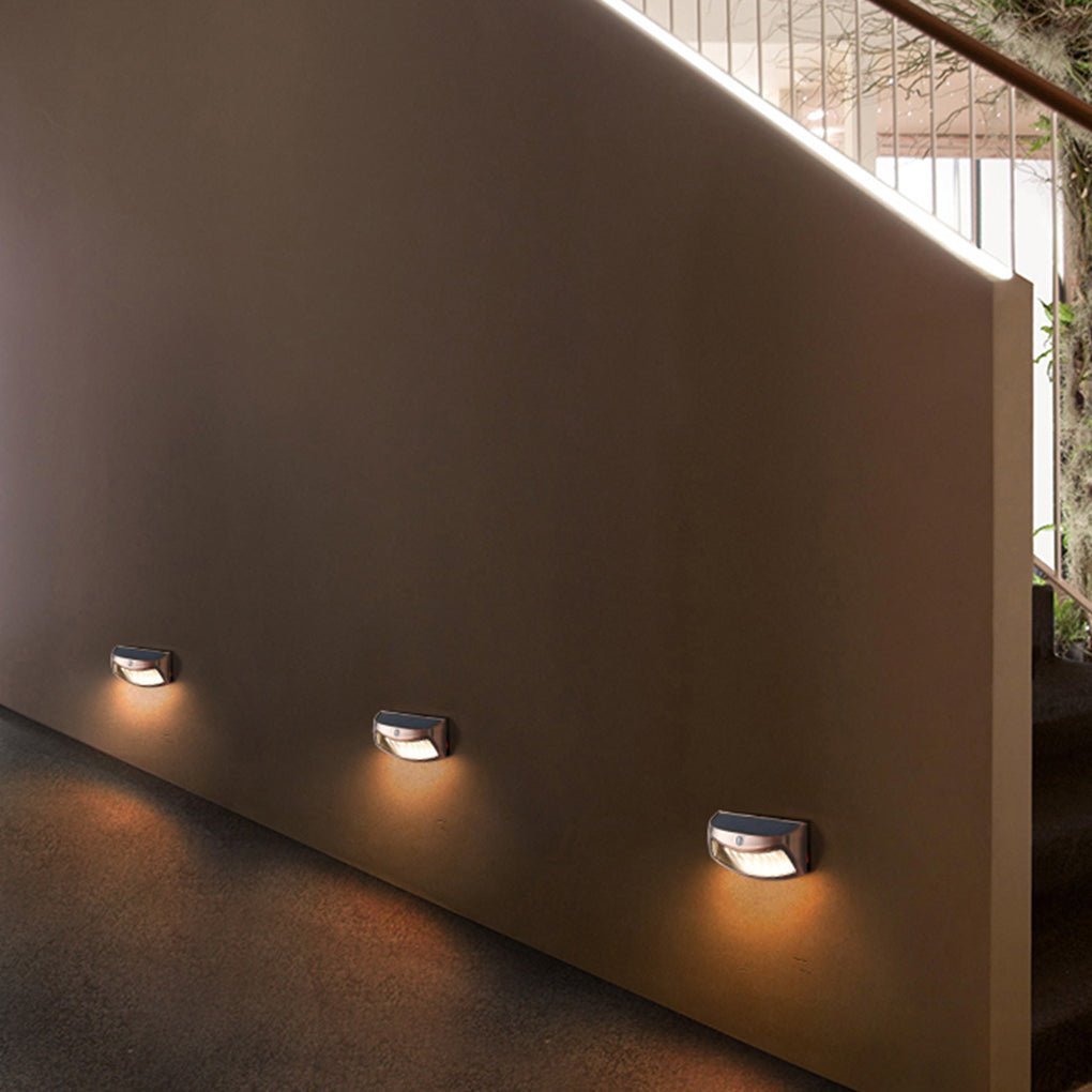Industrial Black LED Wall Light for Garden Pathway Lighting