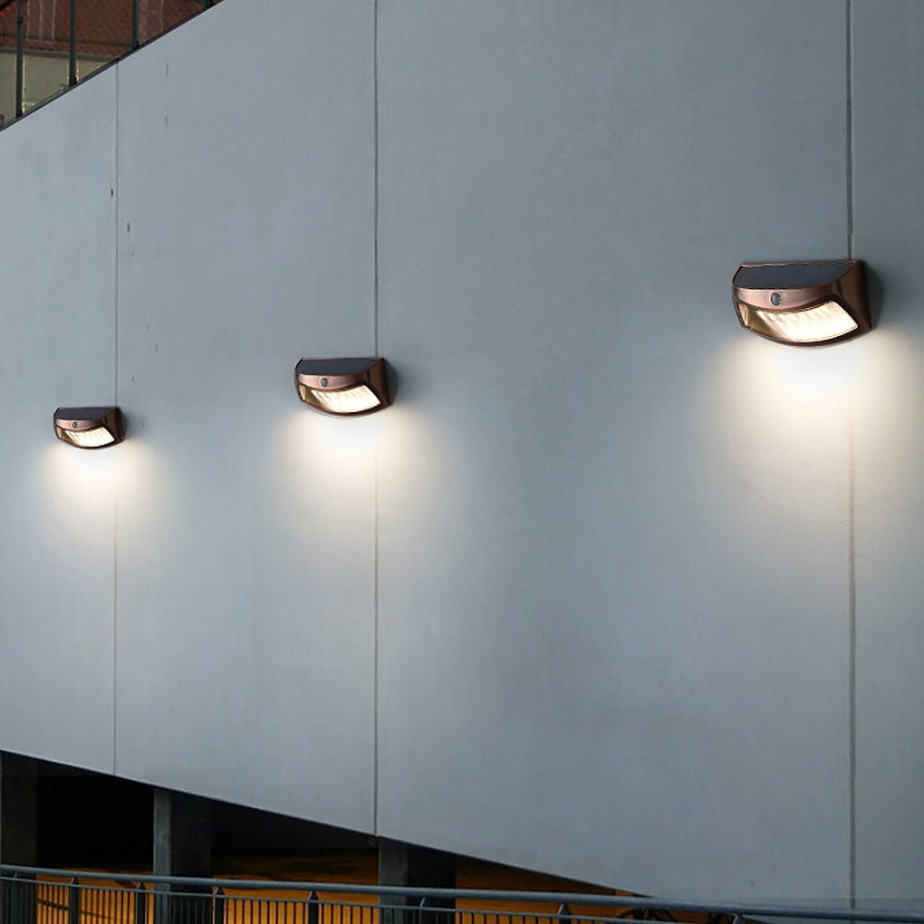Industrial Black LED Wall Light for Garden Pathway Lighting