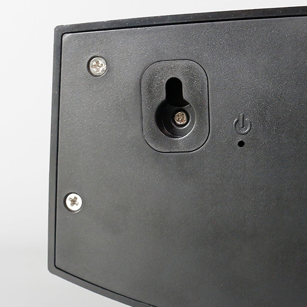 Industrial Black LED Wall Light for Garden Pathway Lighting
