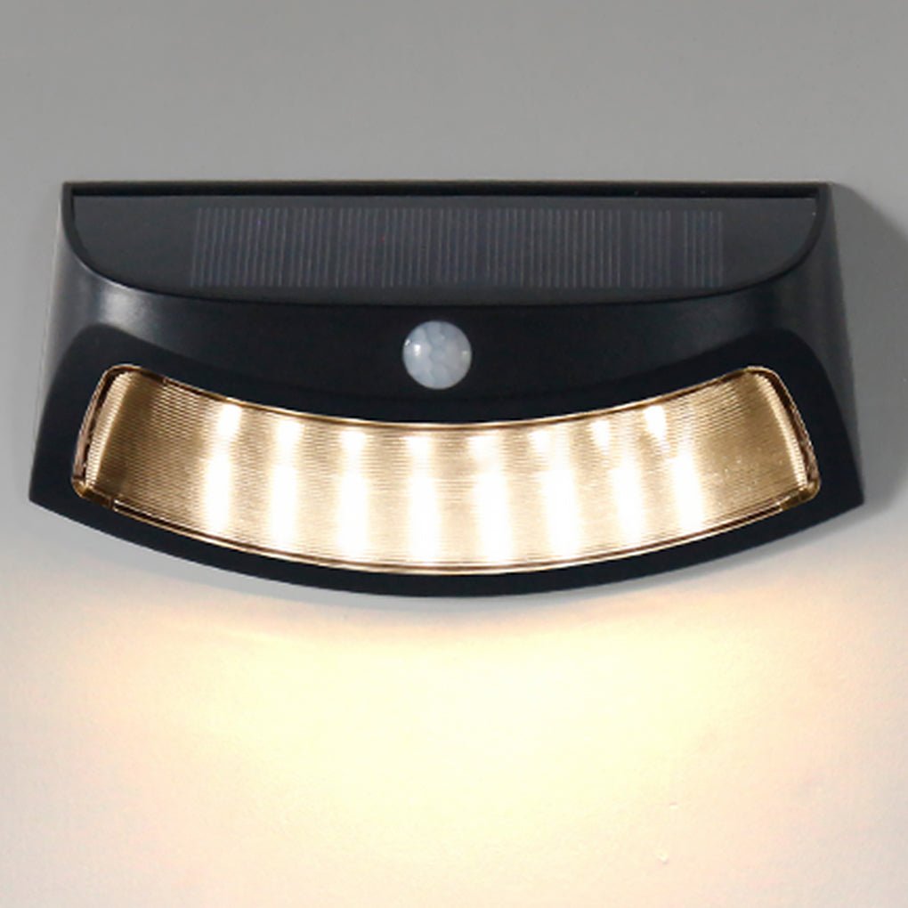 Industrial Black LED Wall Light for Garden Pathway Lighting