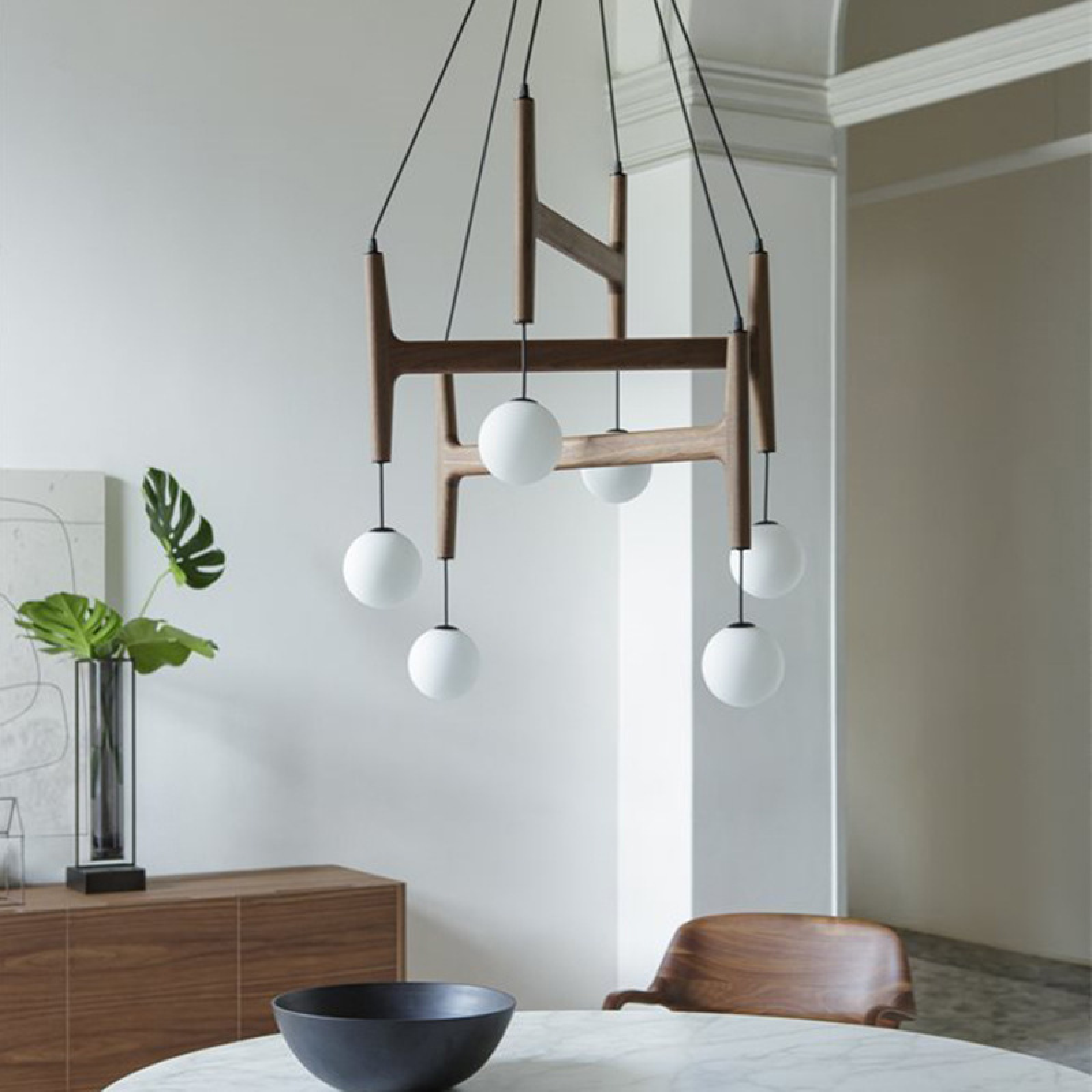Modern Sculptural Chandelier