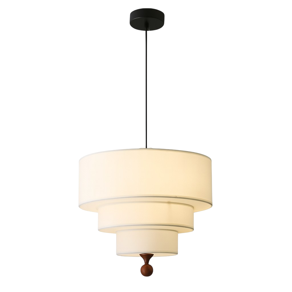 Modern Layered Cotton Pendant Light