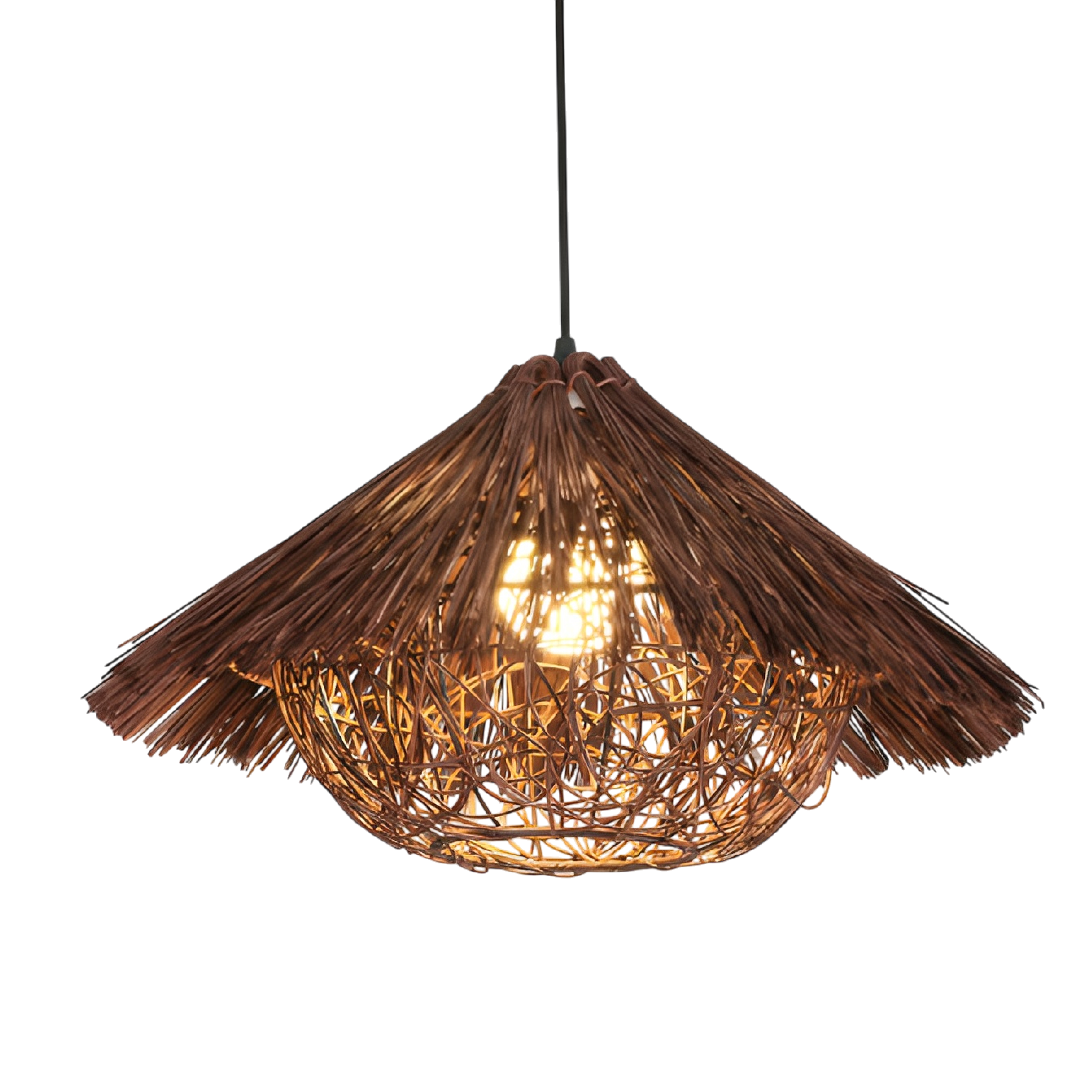 Rattan Bamboo Pendant Light