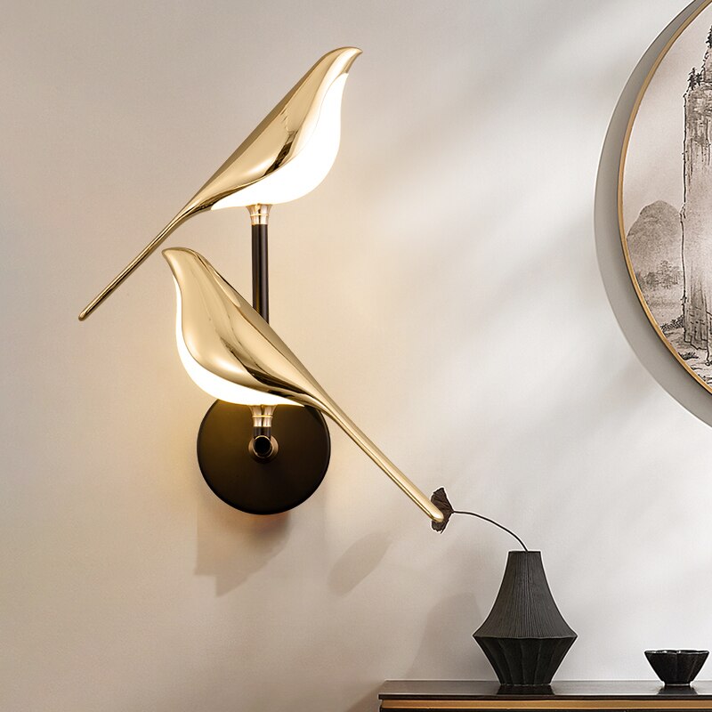 Modern LED Bird wall light