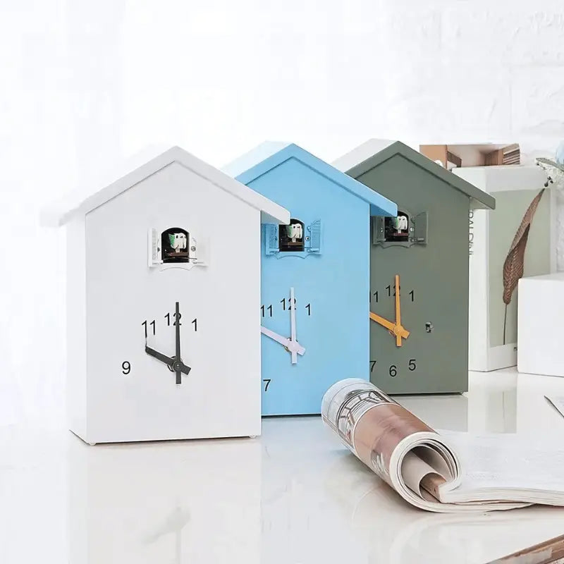 House Shaped Cuckoo Wall Clock with Pendulum
