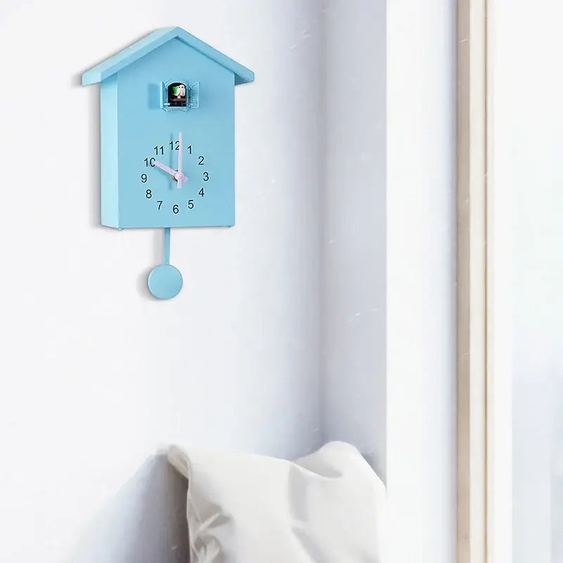 House Shaped Cuckoo Wall Clock with Pendulum