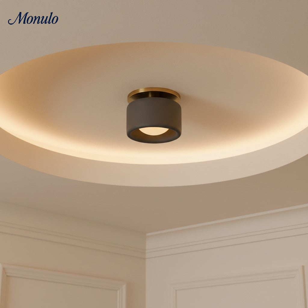 Porcelain Flush Mount Ceiling Light
