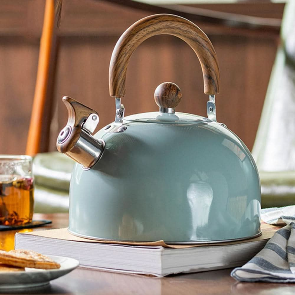 Whistling Kettle with Wooden Handle 3L 1
