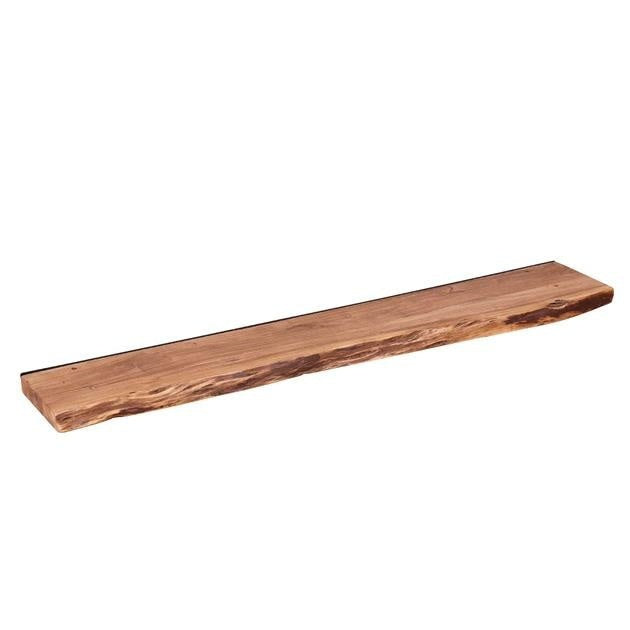 Acacia Wood Wall Shelf with Industrial Design 5
