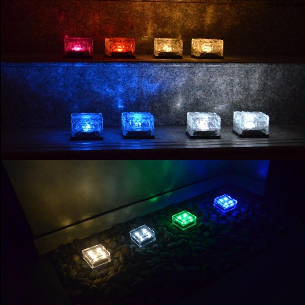 Zonne-energie Tuin Kubus Licht Met Kleurveranderend Water Ripple Effect