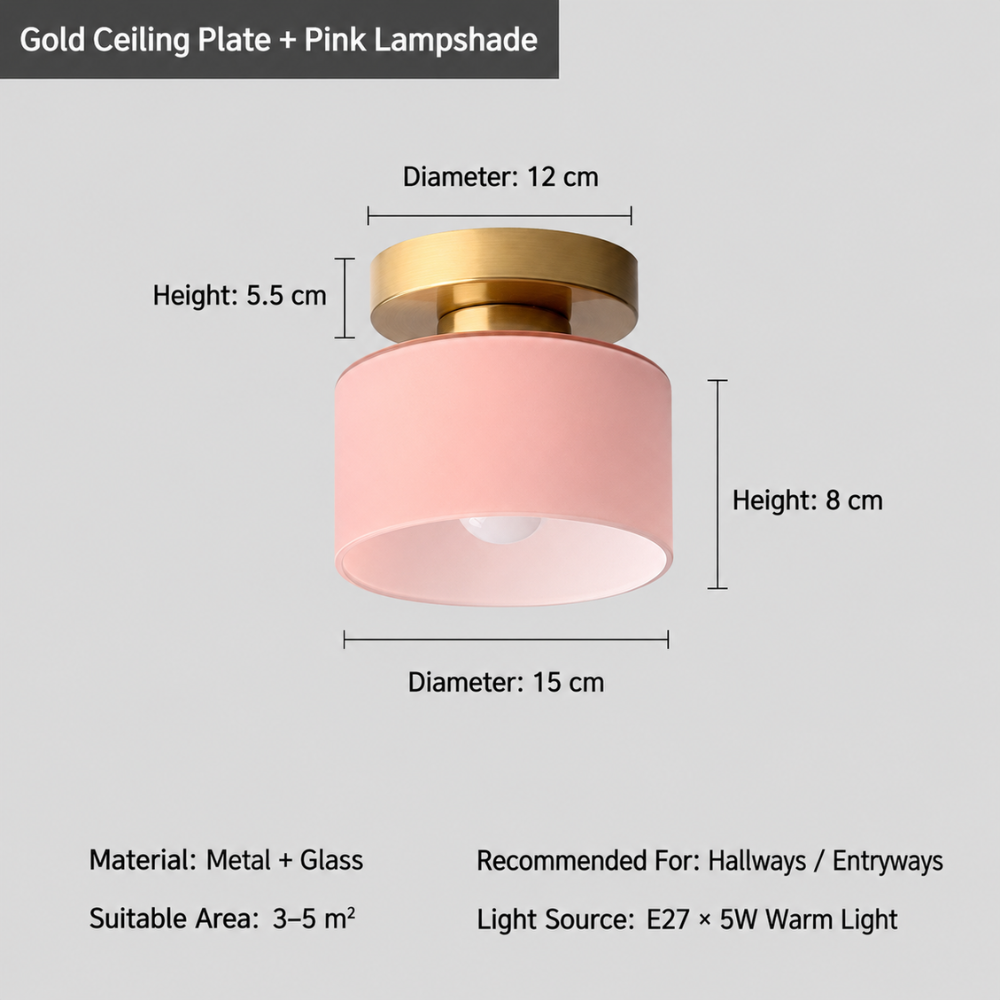 Contemporary Bauhaus Ceiling Spotlight