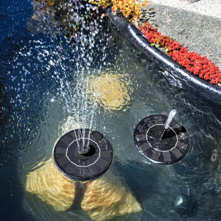 Drijvende Zonne-energie Fonteinpomp voor Tuinvijvers en Schalen
