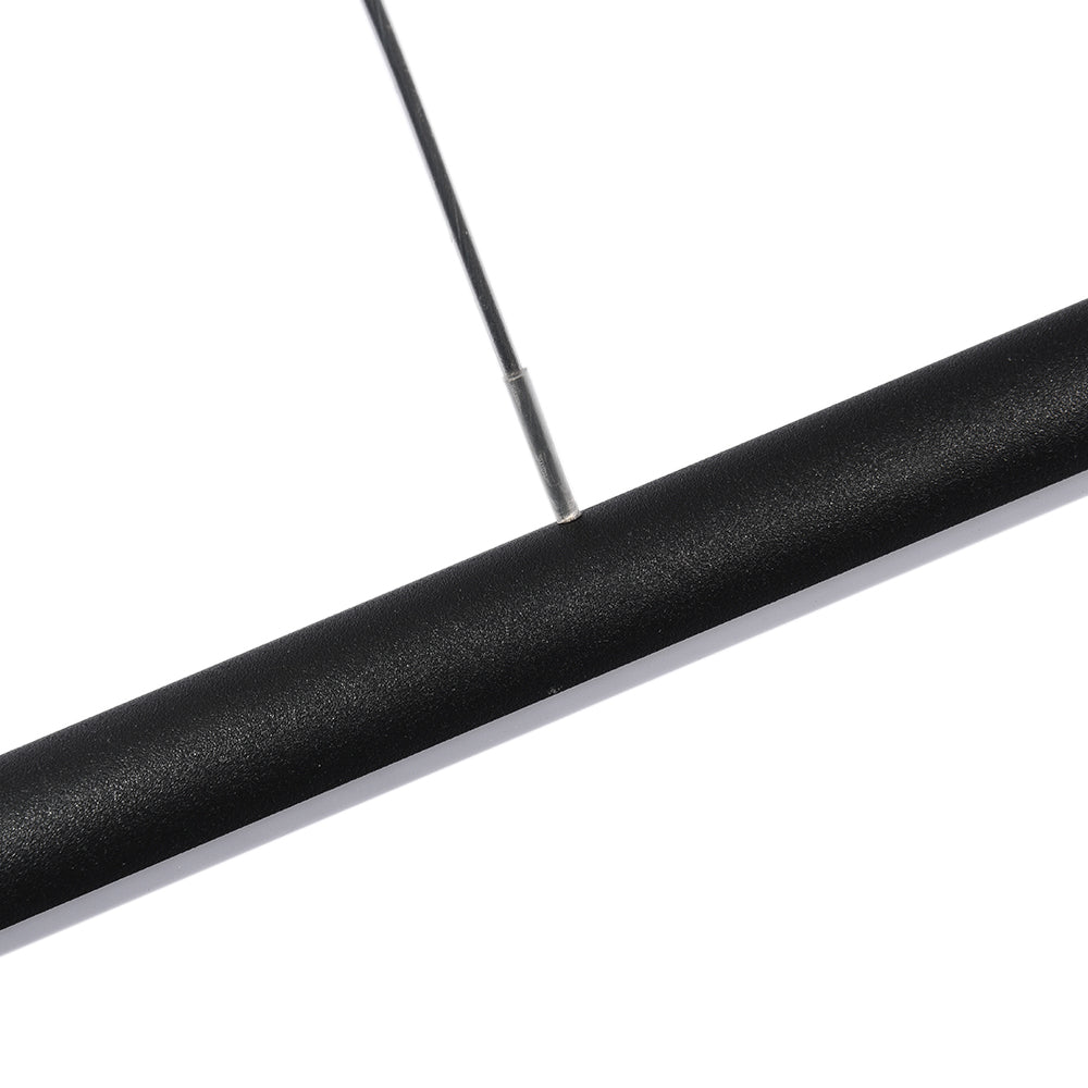 Suspension linéaire moderne noire à LED à intensité variable