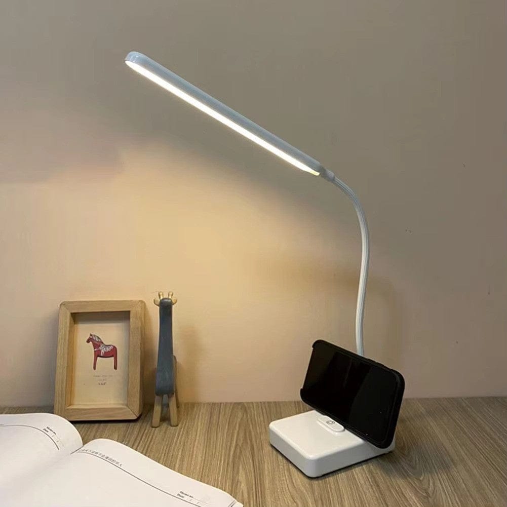 USB Rechargeable LED Desk Lamp with Flexible Arm