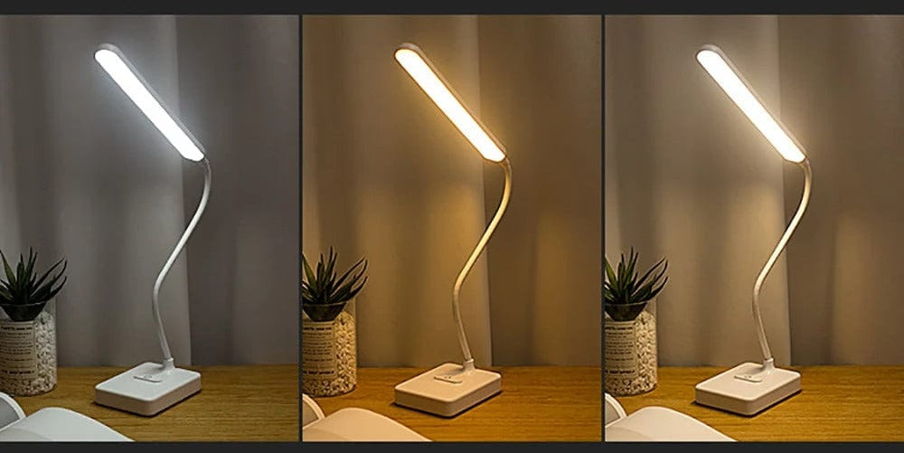 USB Rechargeable LED Desk Lamp with Flexible Arm